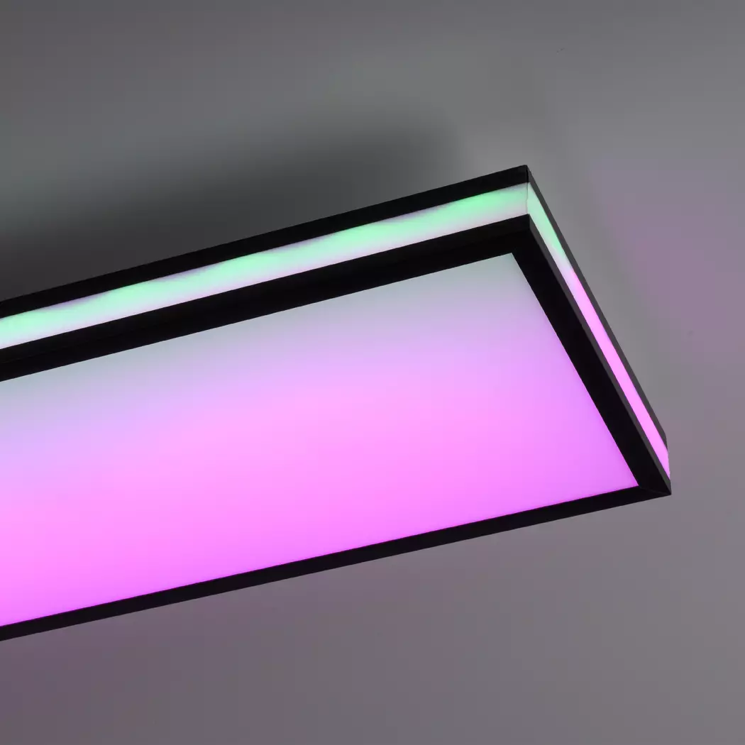 LED-Deckenleuchte Mario Black