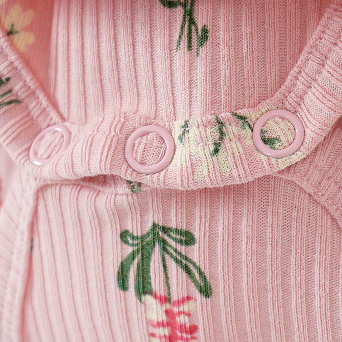 Topomini Pure Collection Baby Bodykleid und Leggings mit Blumen-Print rosa