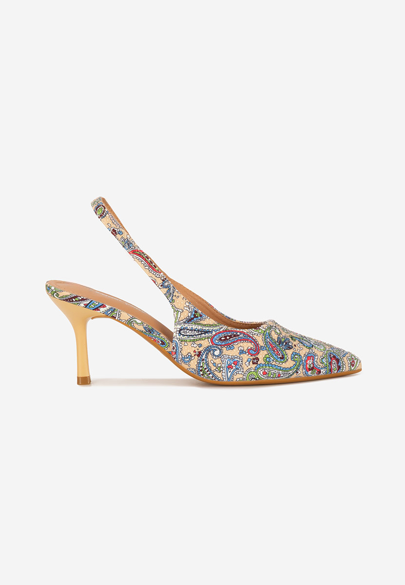 Chaussures slingback beige Ivorya