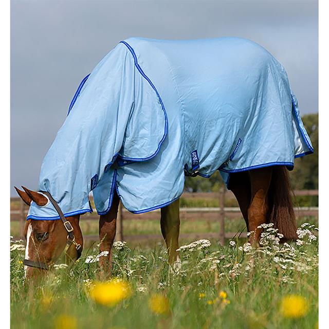 Eczeemdeken Horseware Amigo Ripstop Hoody Zilver-blauw