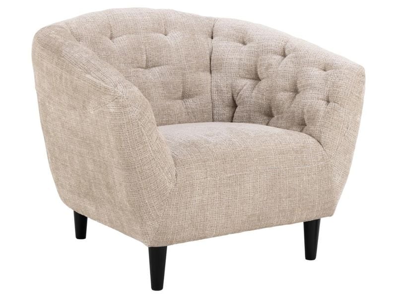 AC Design Sessel Ria Beige Gemütlicher Loungesessel