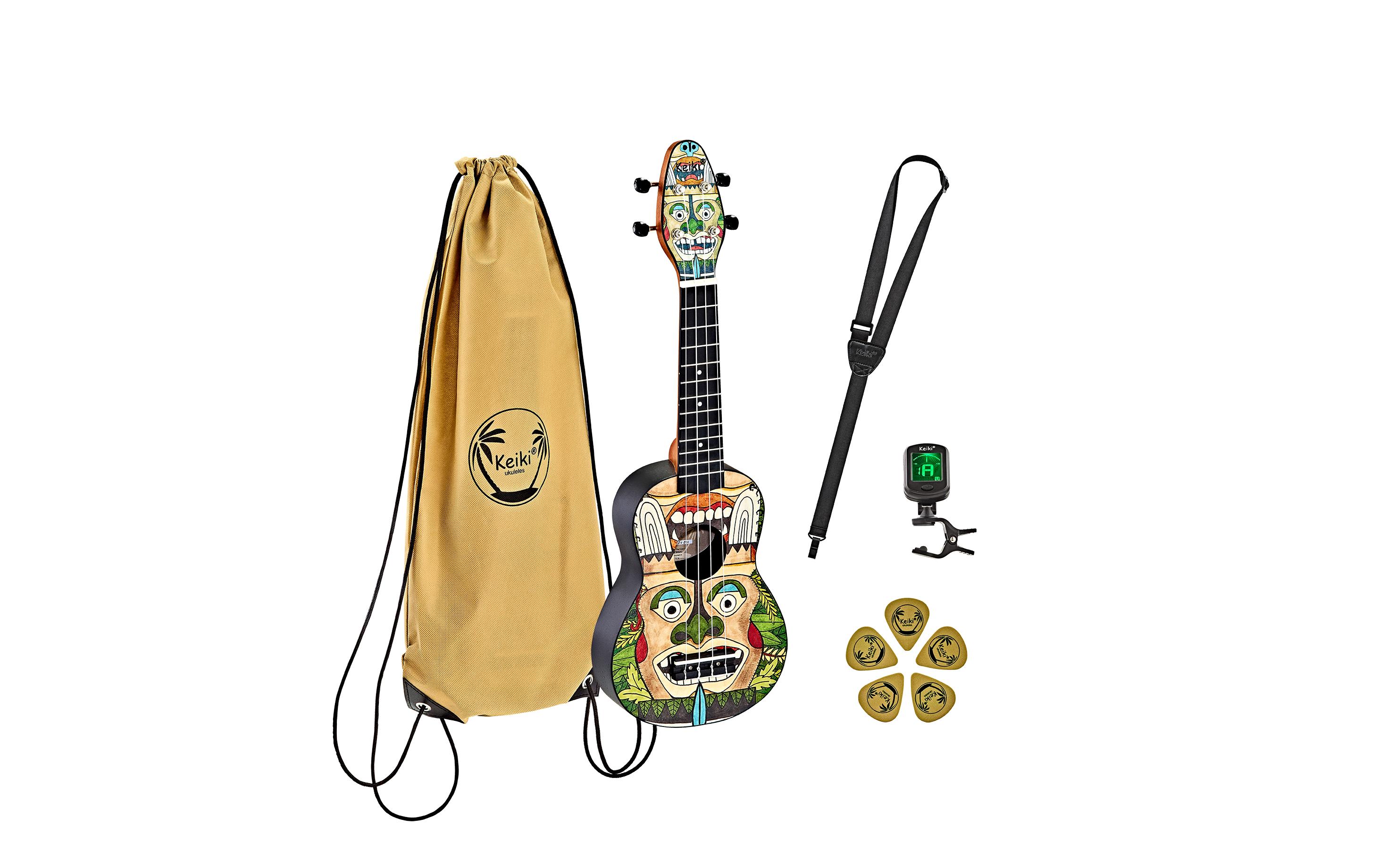Ukulele Keiki Package K2-TM – TotemDer perfekte Einstieg in die Welt der Ukulele