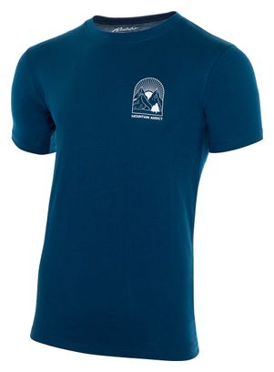 T-shirt Manches Courtes Rubb'r Mountain Addict Bleu marine