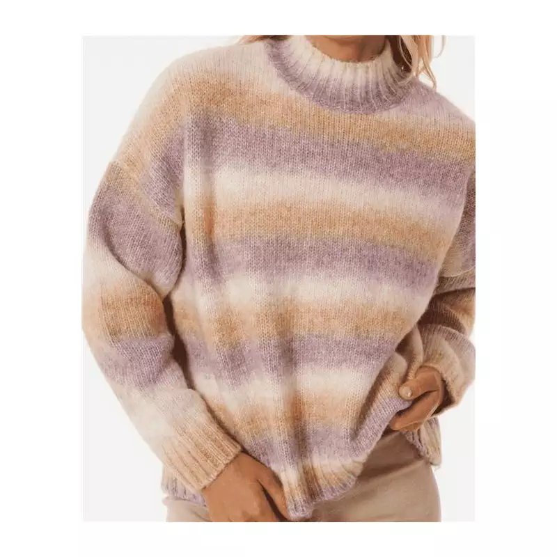 Pull femme RIPCURL La Isla Knit Crew Multico