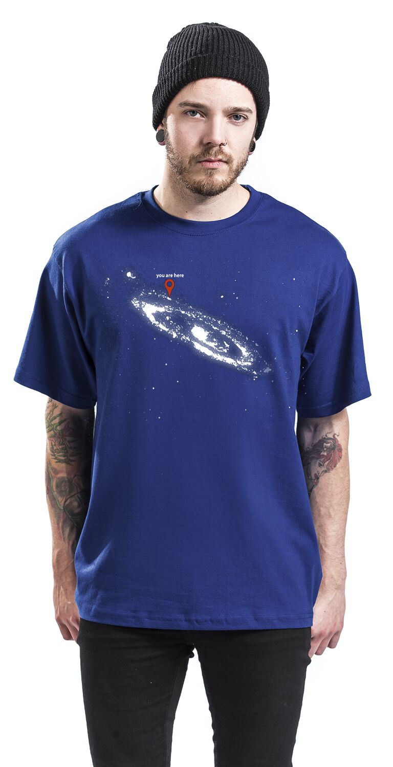 You Are Here | Fun Shirt T-Shirt Manches courtes