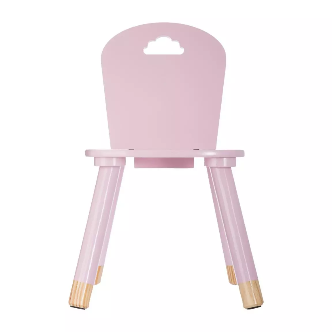 Chaise enfant bois (H50 cm) Douceur Rose