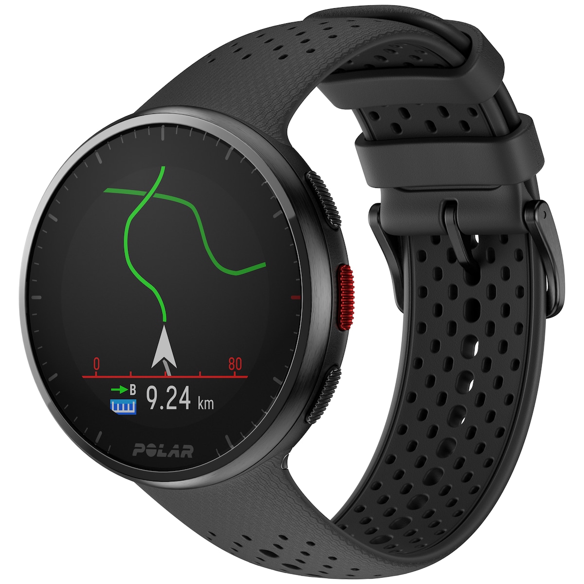 Polar Pacer Pro sportsklokke S/L (grå/sort)