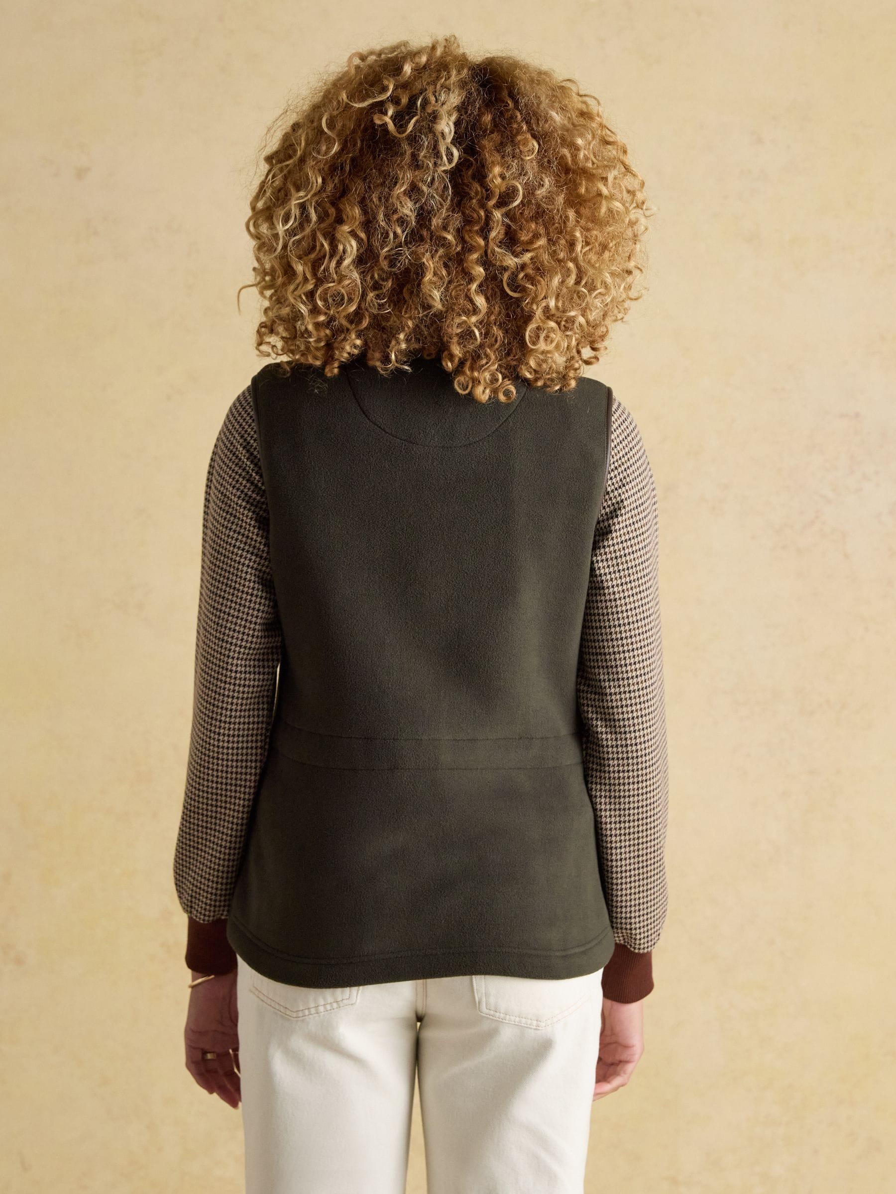 Kakigroen - Joules Heritage fleece bodywarmer