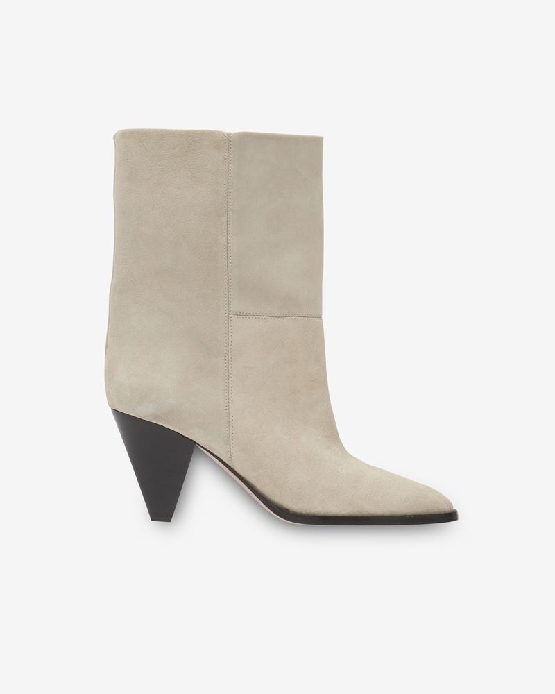 BOTTINES EN CUIR VEAU VELOURS ROUXA