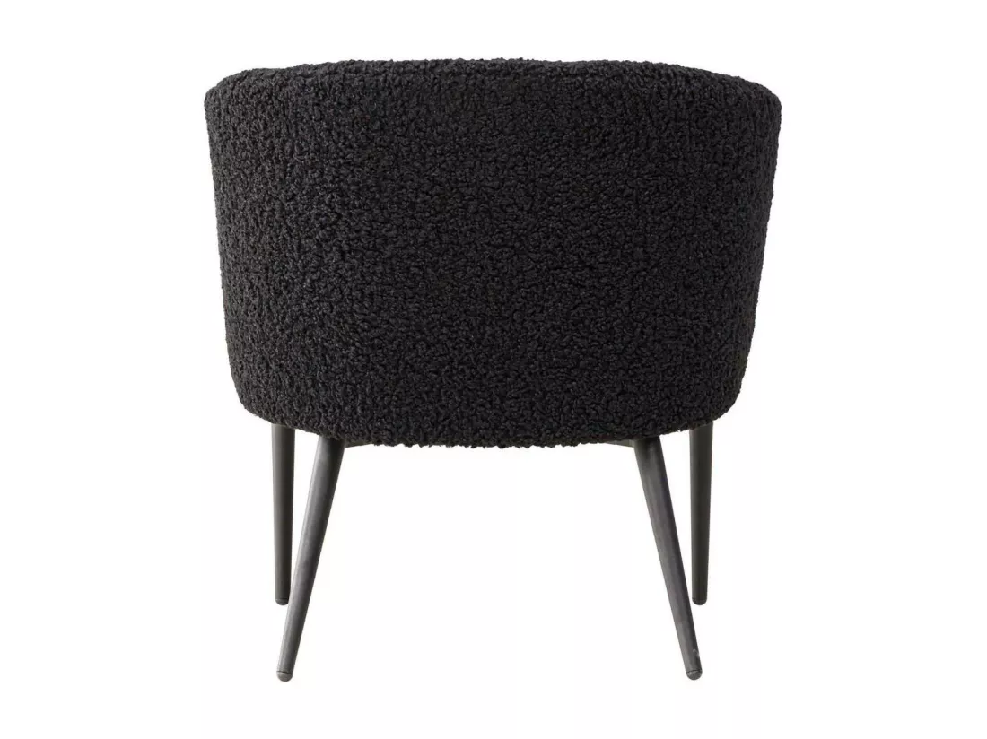 Fauteuil en tissus teddy Fluffy