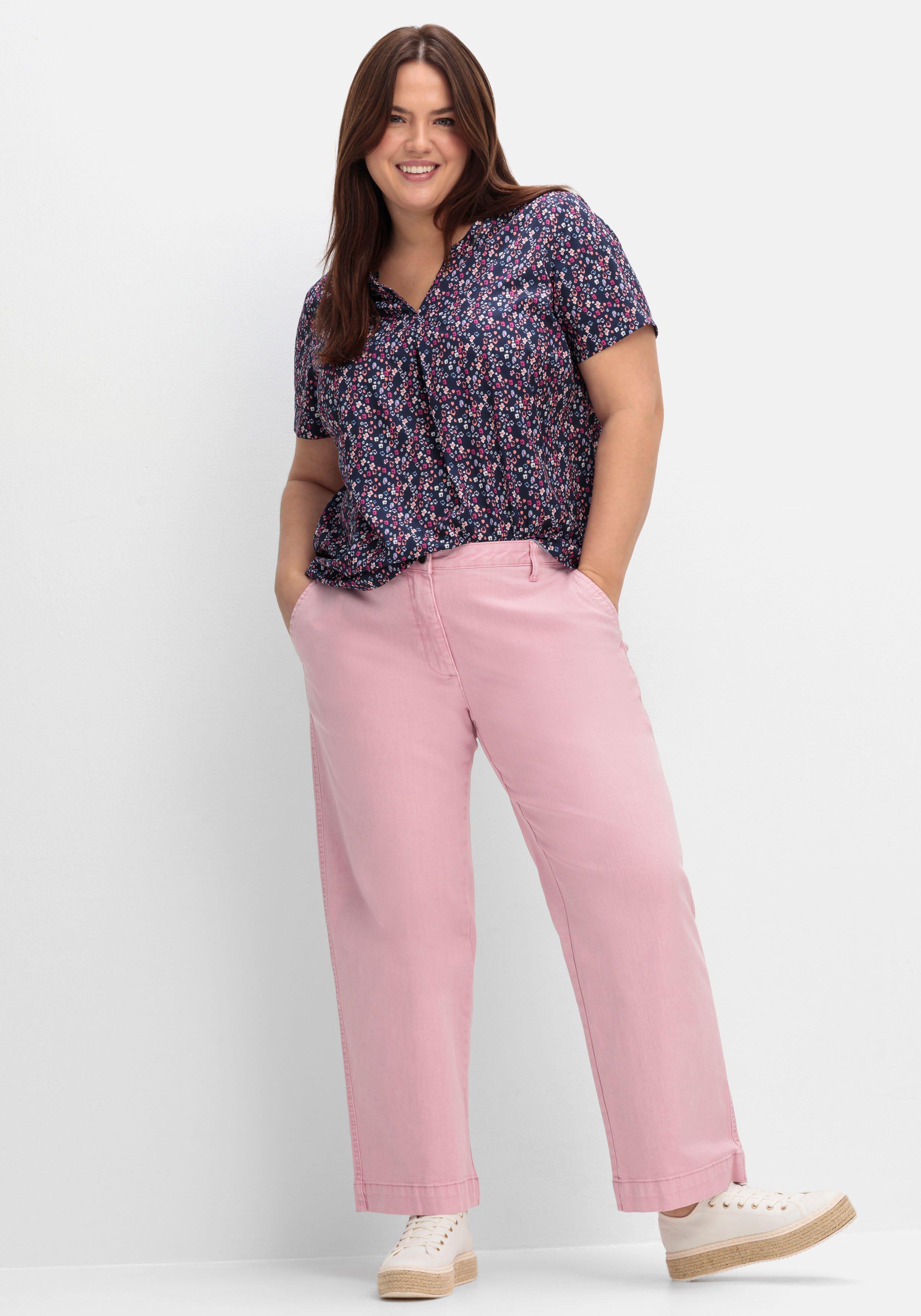 Culotte aus weichem Twill, in gewaschener Optik
