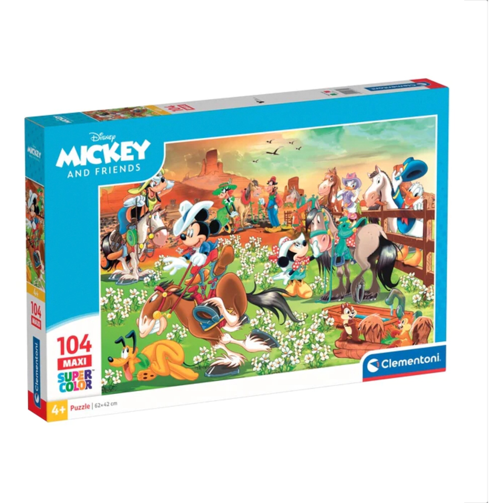 Clementoni Puzzle Supercolor Maxi - Disney Mickey & Friends