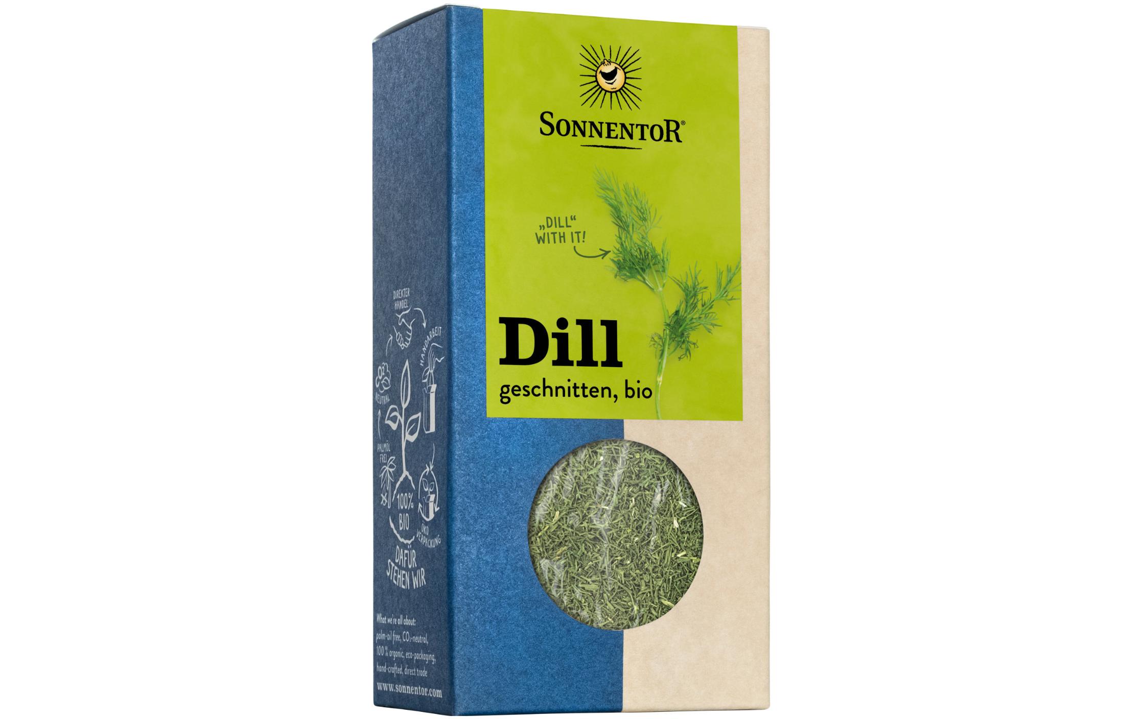 Bio Dill Beutel 15 gGeschnittener Dill in Bio-Qualität