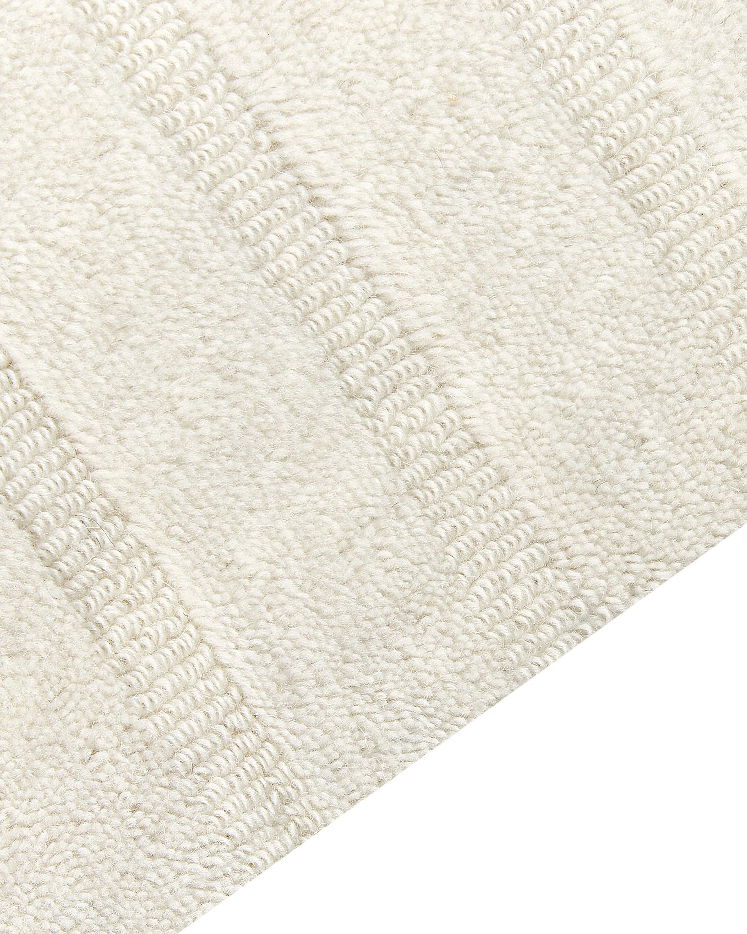 Vloerkleed DAGARI Beige 300 x 400 cm Wol