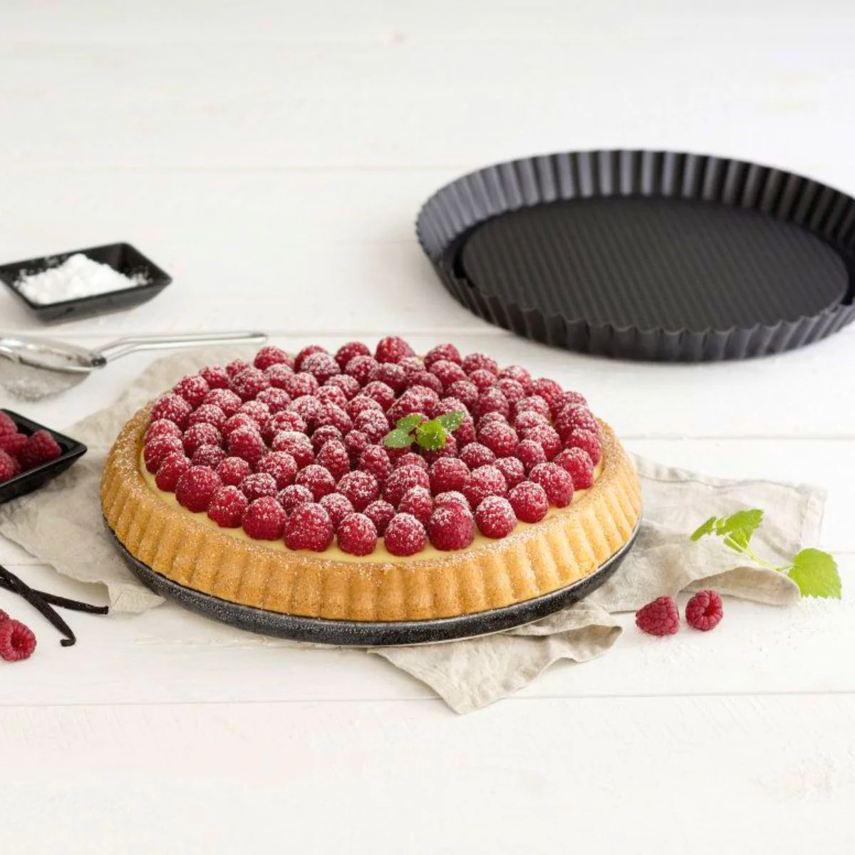 Lot de 2 plats à tartes renversées 30 cm Zenker Black Metallic Zenker