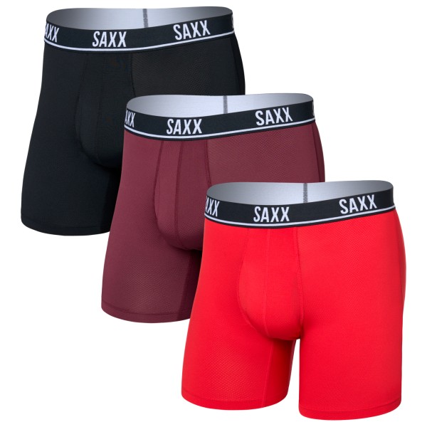 Saxx - Essential Performance Mesh Boxer Brief Fly 3-Pack - Sous-vêtement