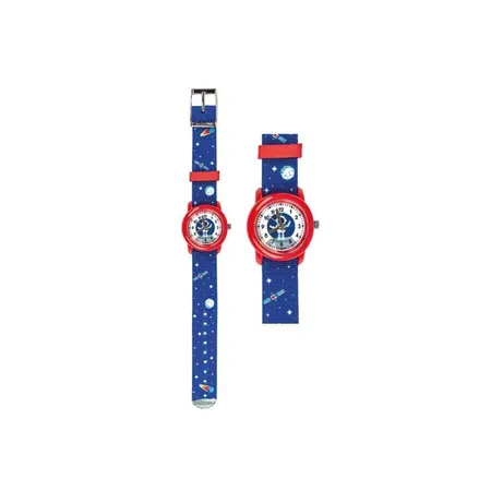 bb Klostermann Kinderuhr Astronaut Blau