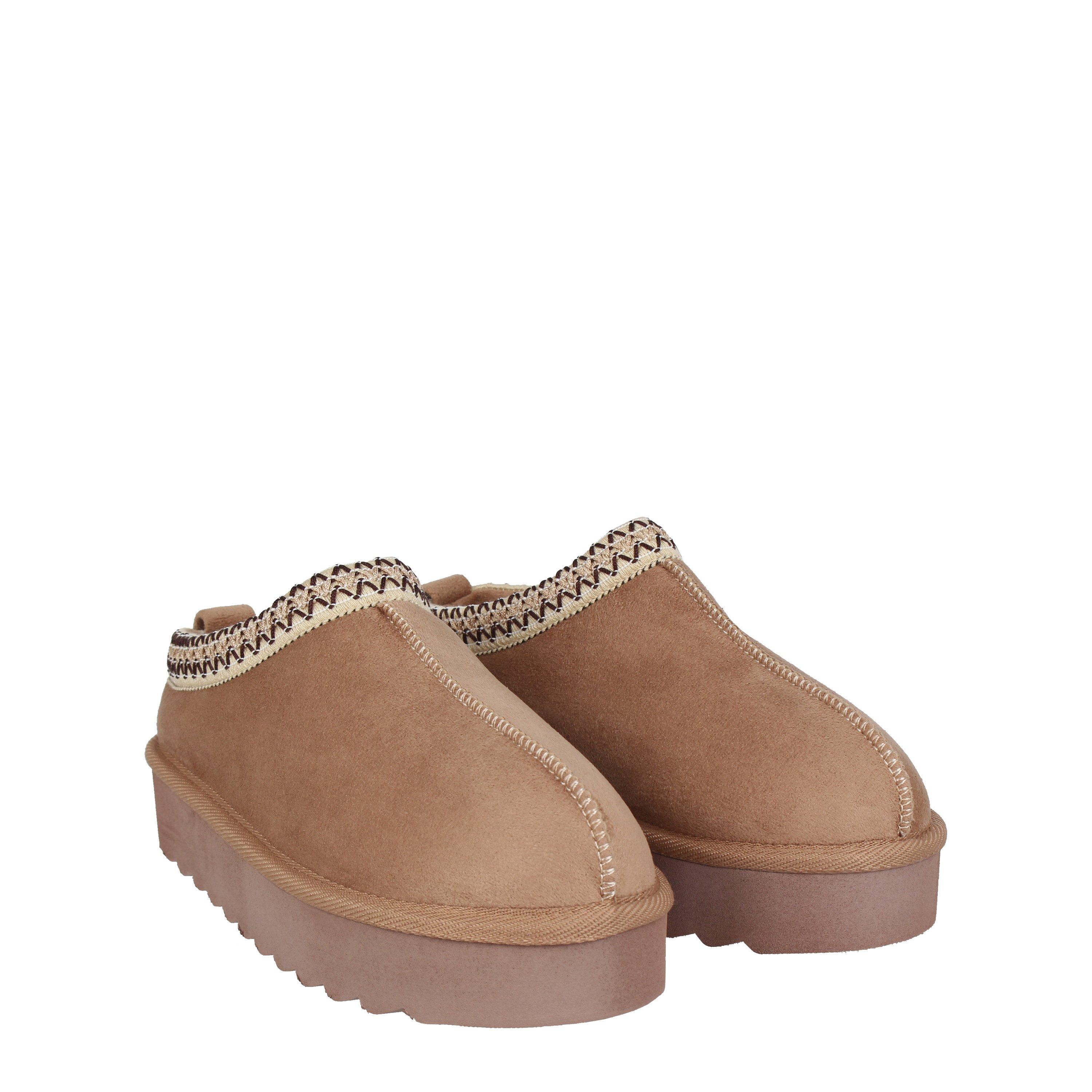 Be You Faux Fur Trim Mule