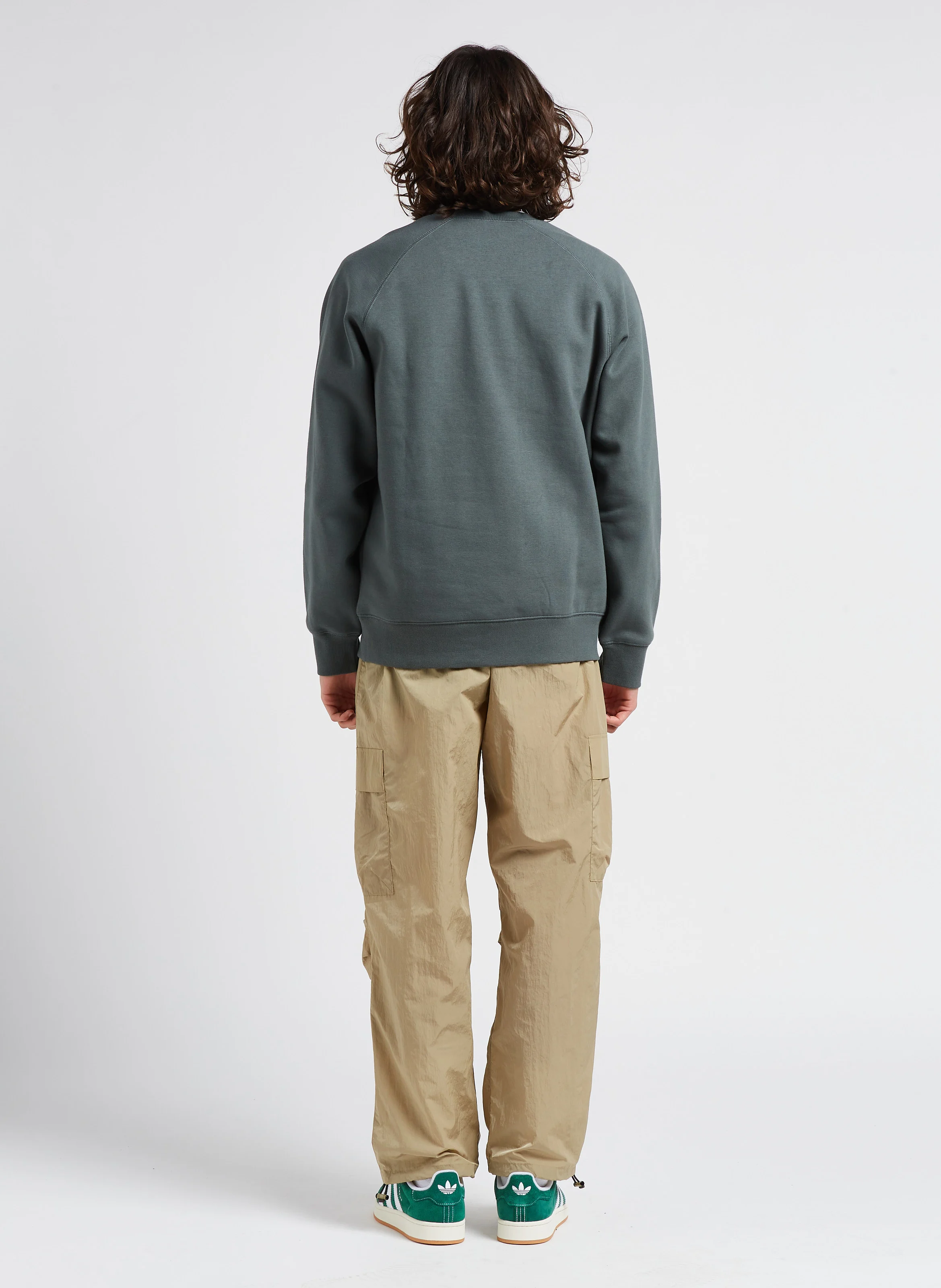 CAMPUS 00s - Baskets basses en cuir velours | Vert