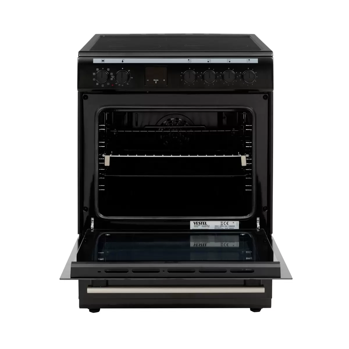 Kochherd freistehend 60cm VESTEL VG-KC6IN4BX10 weiss