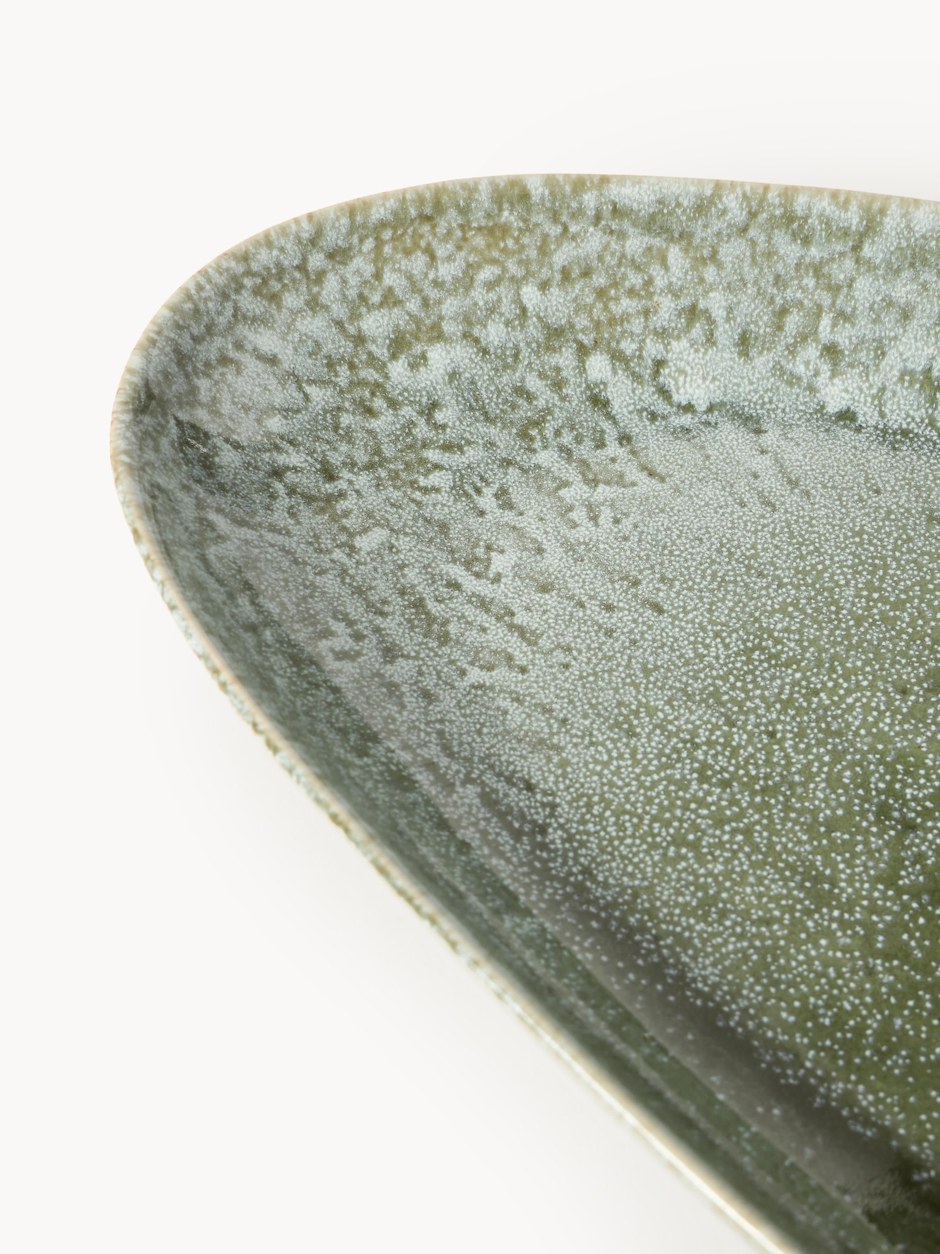 Handgemaakte organische serveerplateaus Macey, 2-delig