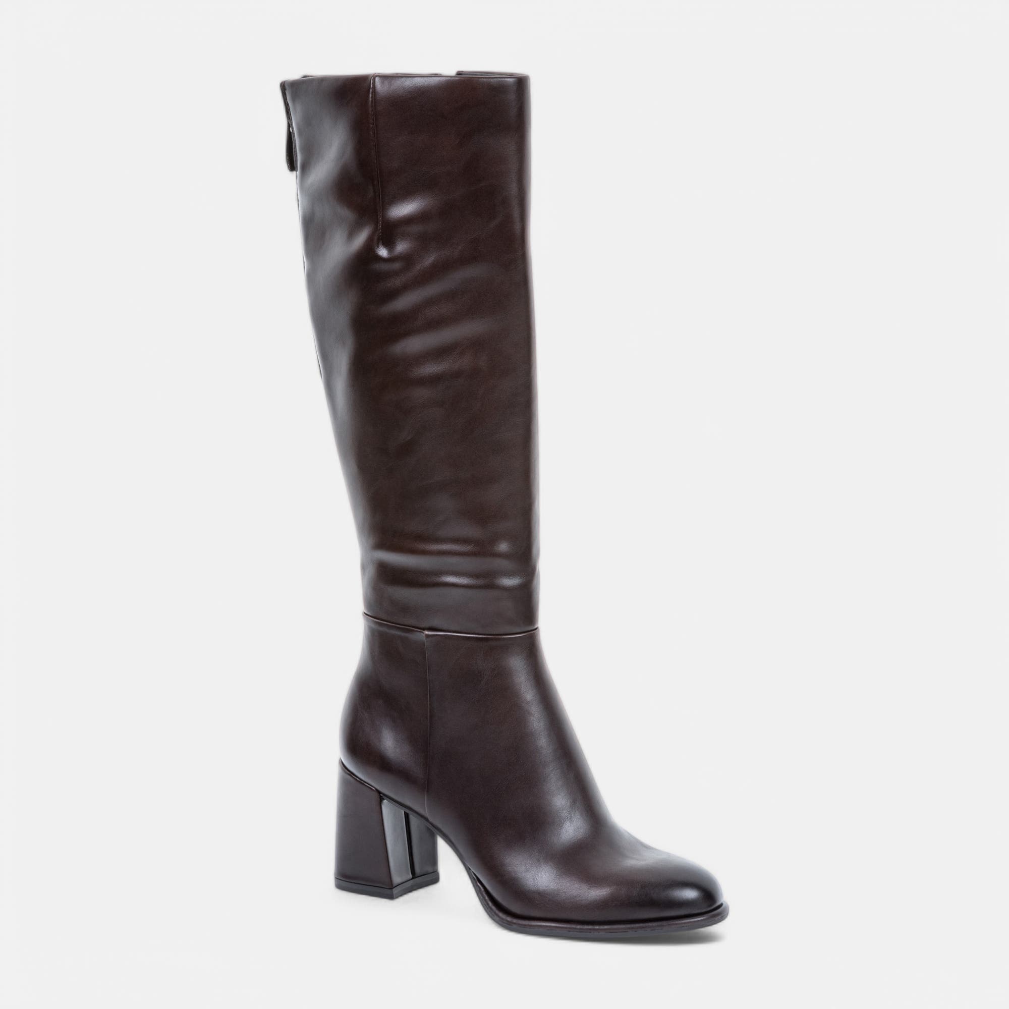 Bottes à talon Femme marron