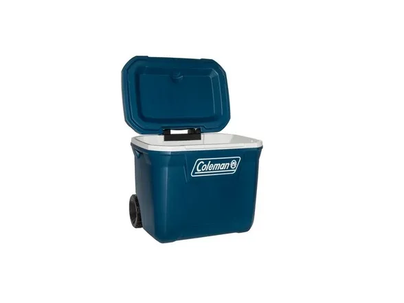Coleman 50QT Xtreme™ Wheeled Cooler, Blå, Plast, Polyurethan (PU), Sort, 47 L, 113 kg