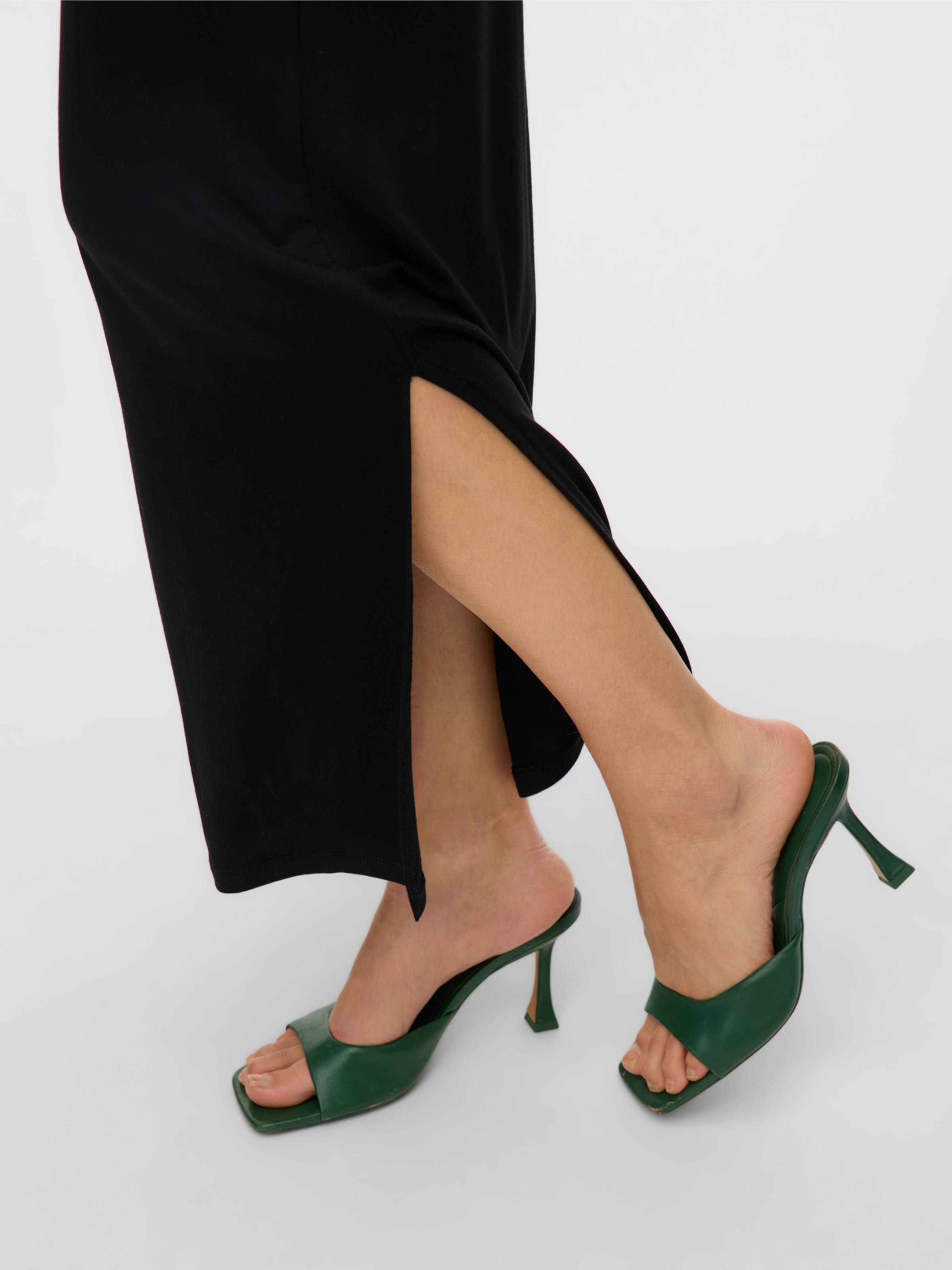 Vero Moda Maxikleid »VMSAANVI SS O-NECK ANKLE DRESS VMA NOOS« Sommerkleid,