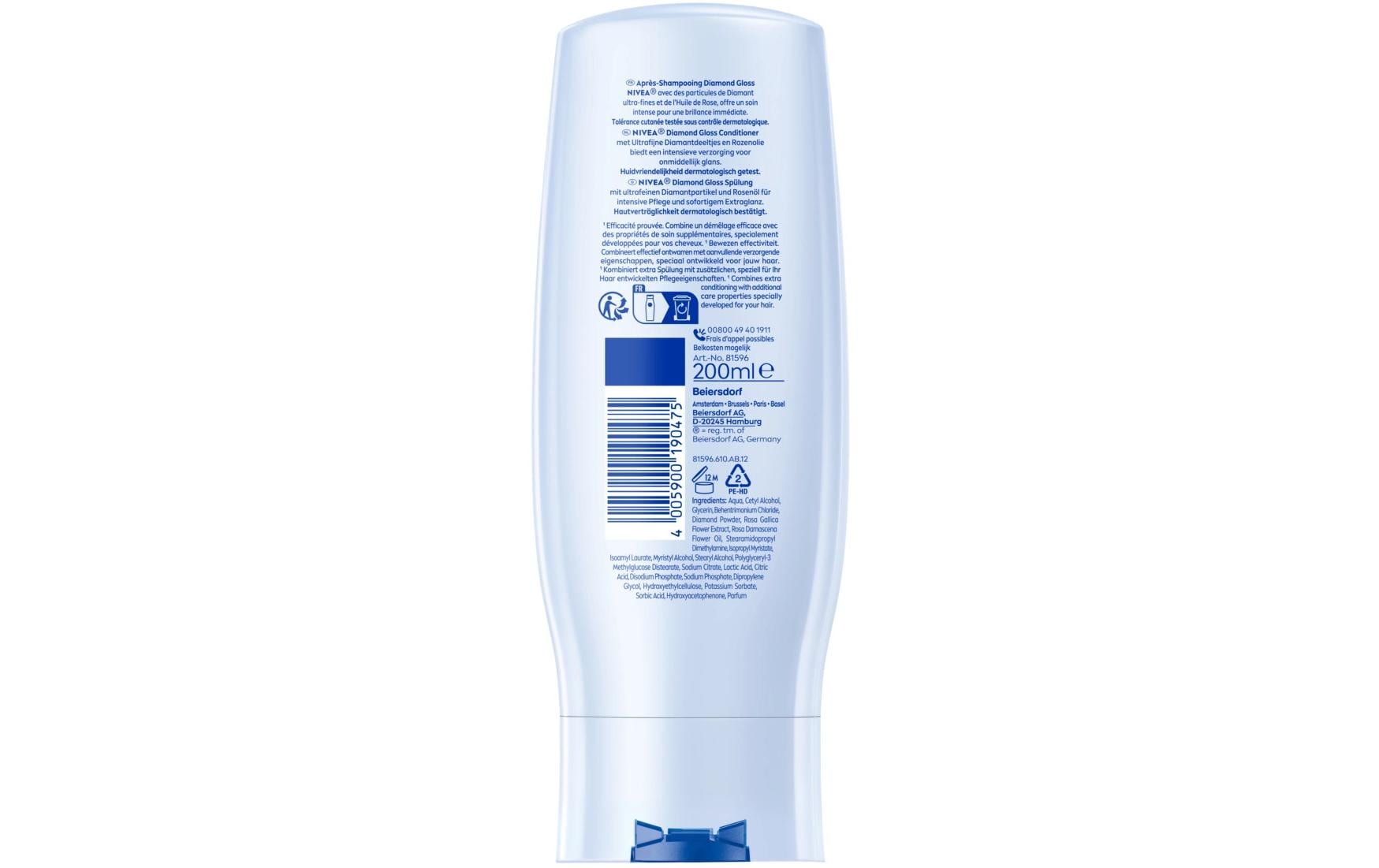 Haarspülung Diamond Gloss 200 mlConditioner verleiht dem Haar sofort einen zusätzlichen Glanz