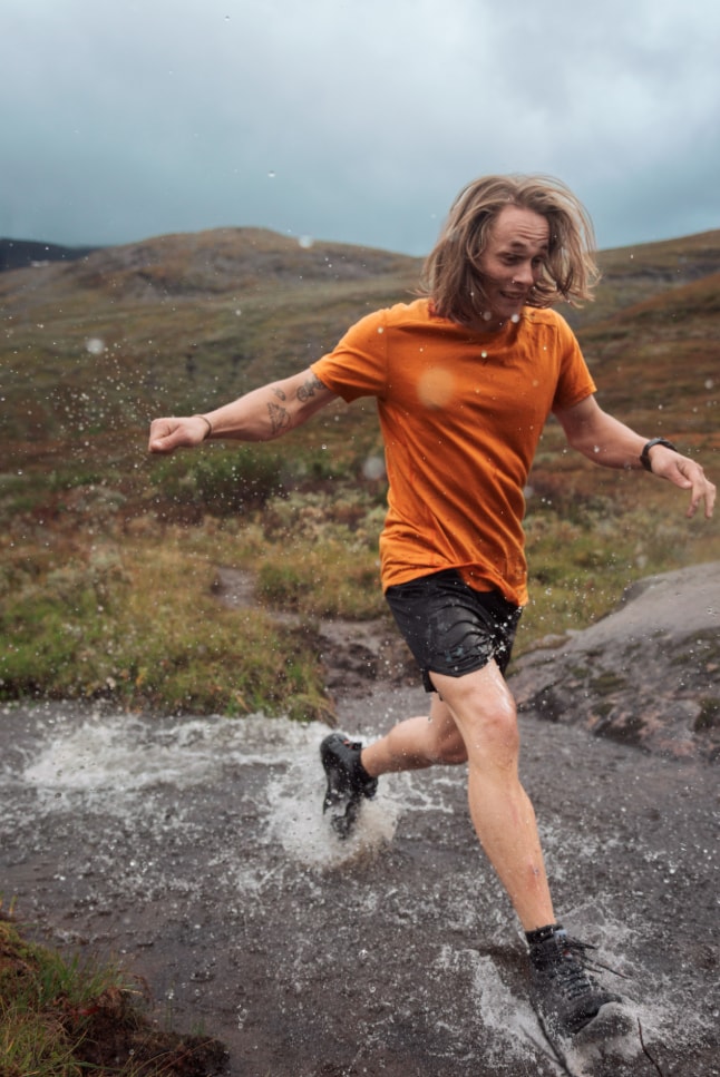Aclima LightWool 140 Trail Tee, Mann<br>Super komfortabel i 100% myk merinoull!