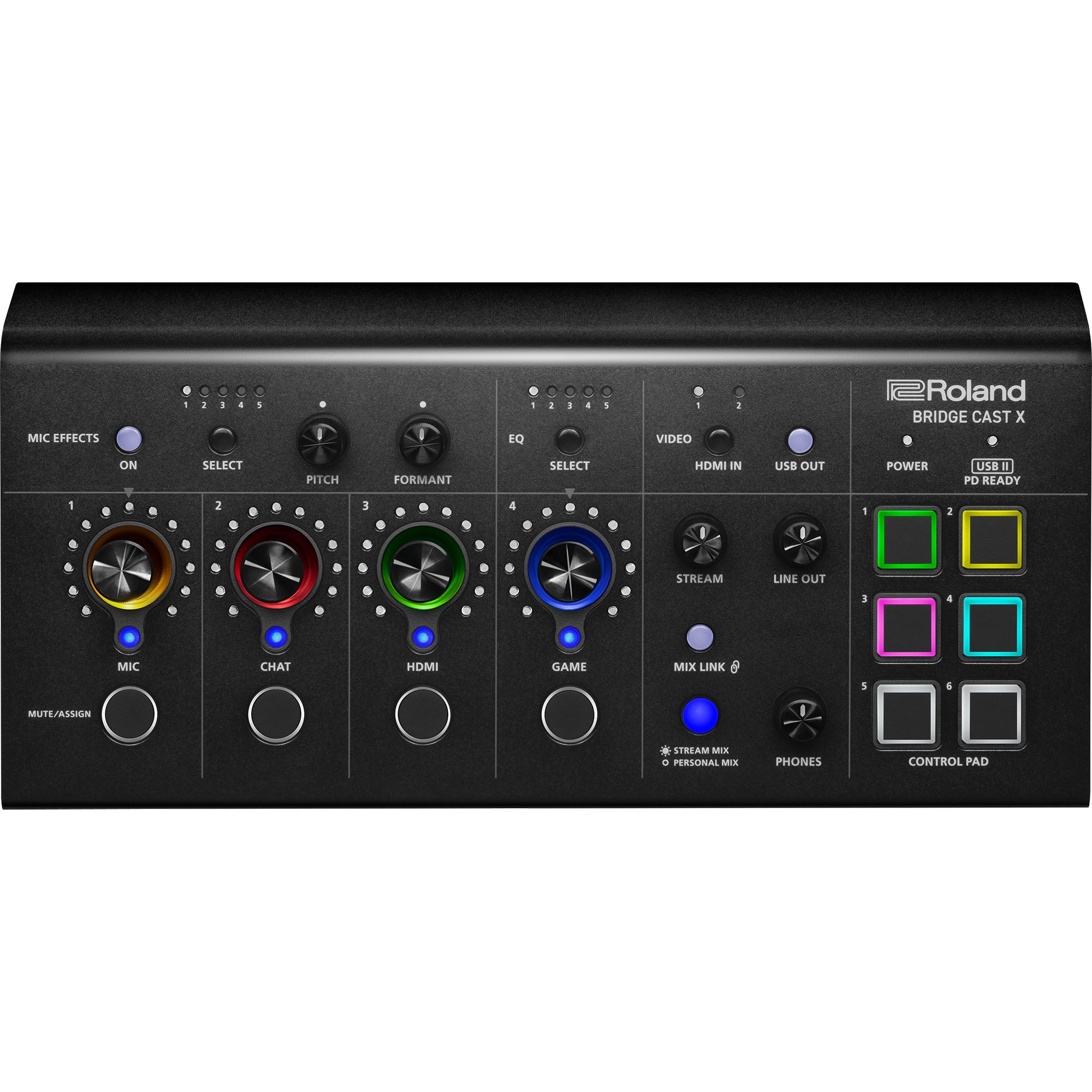 Roland Bridge Cast X gaming audio mixer
