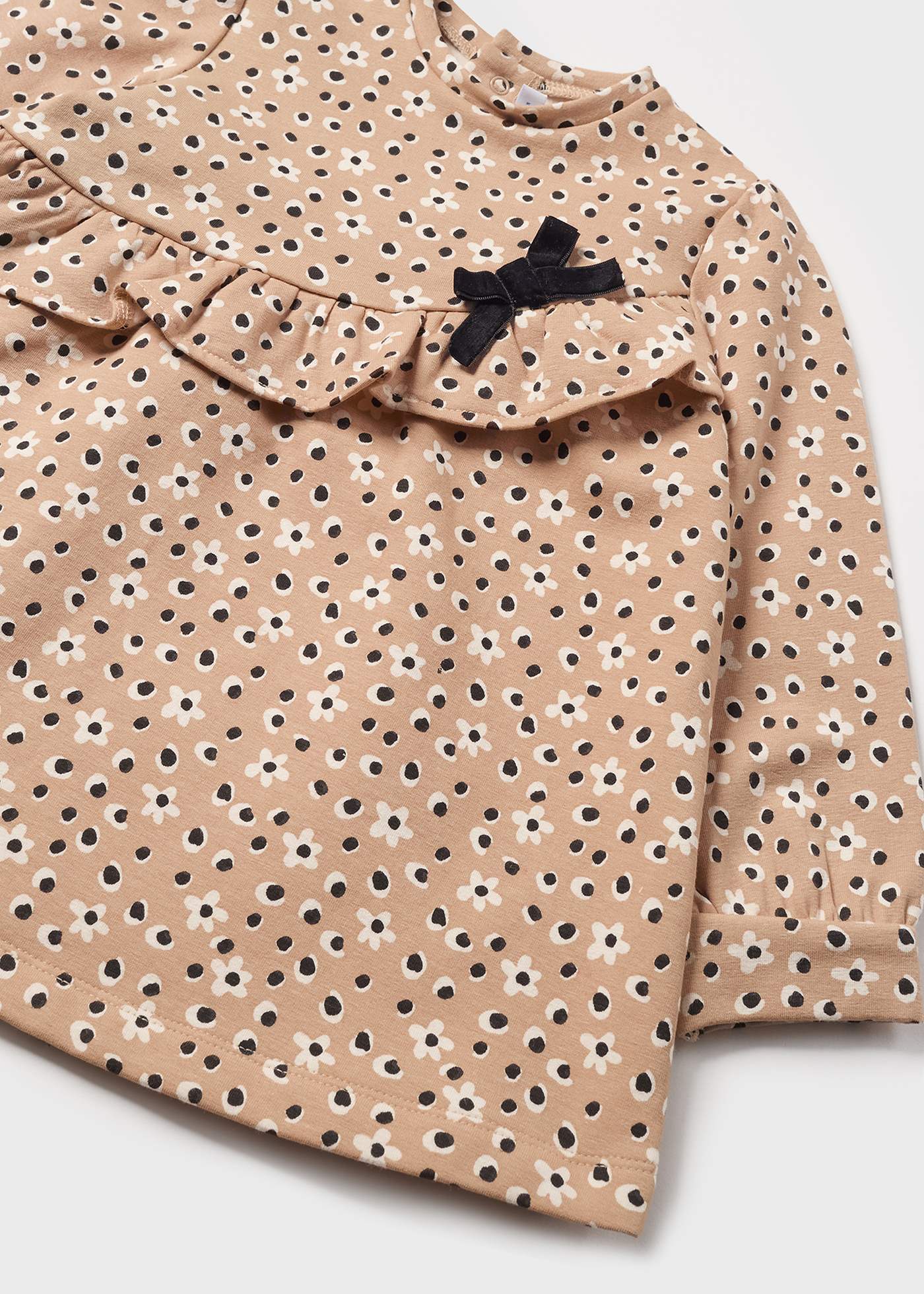 Vestido infantil Better Cotton com faixa de cabelo