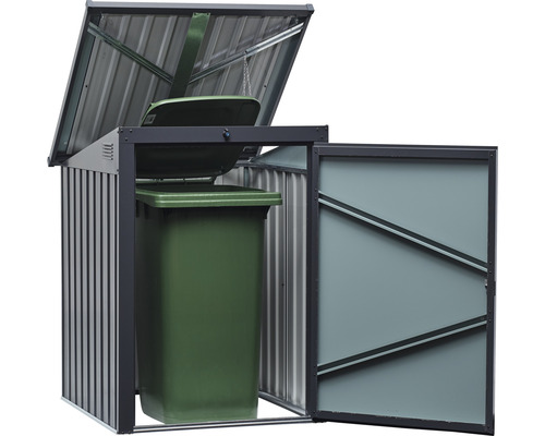 Afvalbak box I 104 x 101 x 113 cm antraciet