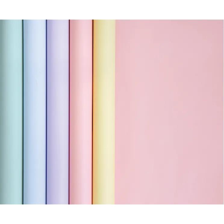 Papier affiche 90g, 5x0,35m en carton prés. de 20 rlx ass. Pastel - Assortiment pastel