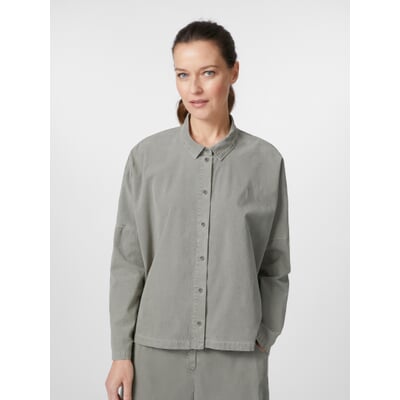 Damen-Cordbluse, Hellgrün