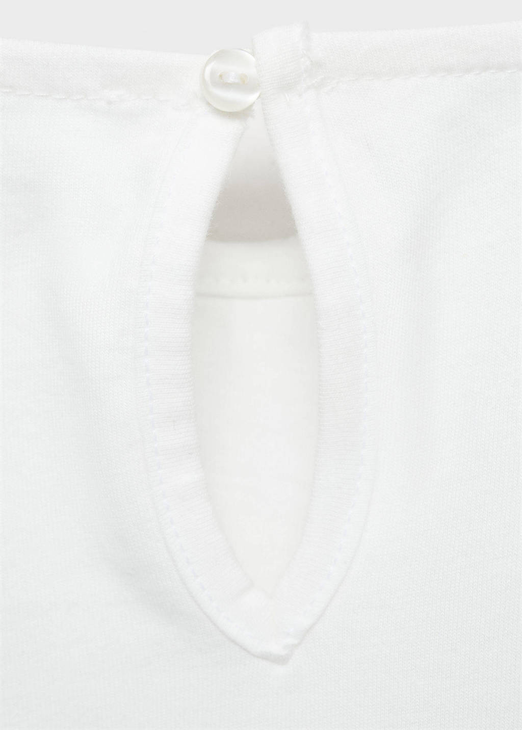 Mango Kids top naturel wit