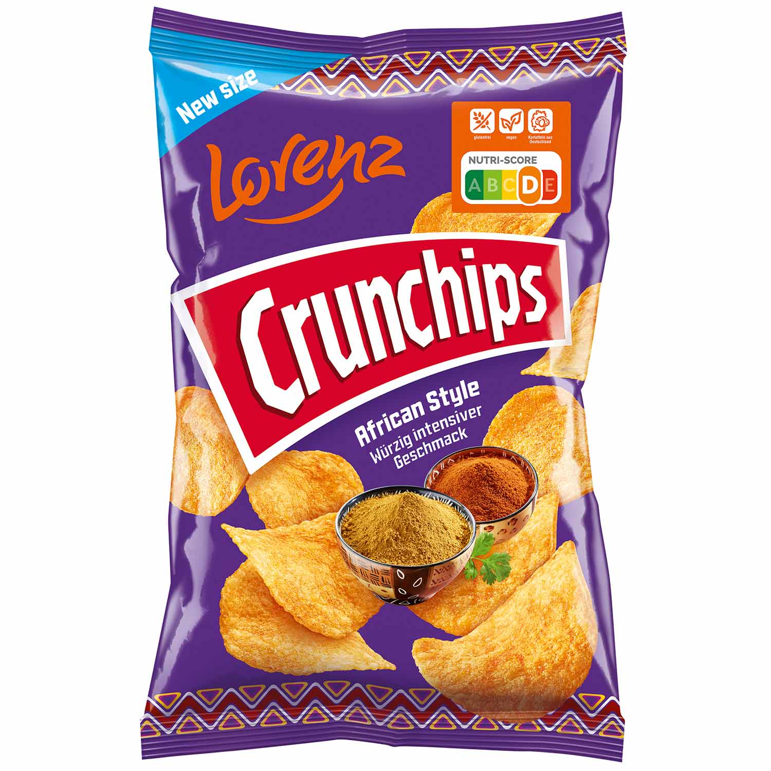 Lorenz Crunchips African Style 150g MHD:9.4.25
