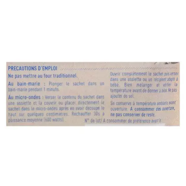 Babybio Repas Soir Sachet Soupe Potimarron Panais +6m Bio 190g