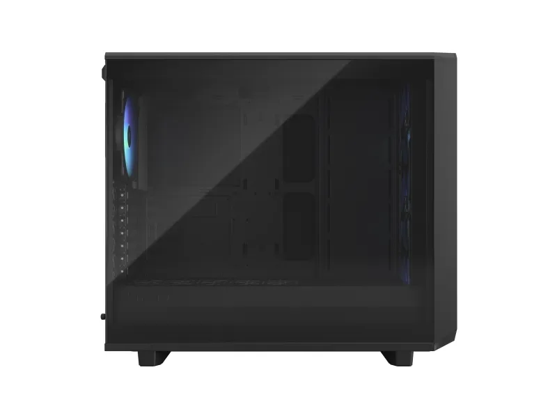 Fractal Design Meshify 2 Lite - Tower - udvidet ATX - sidepanel med vindue (hærdet glas) - ingen strømforsyning (ATX) - RGB-sort TG-lystone - USB/Lyd