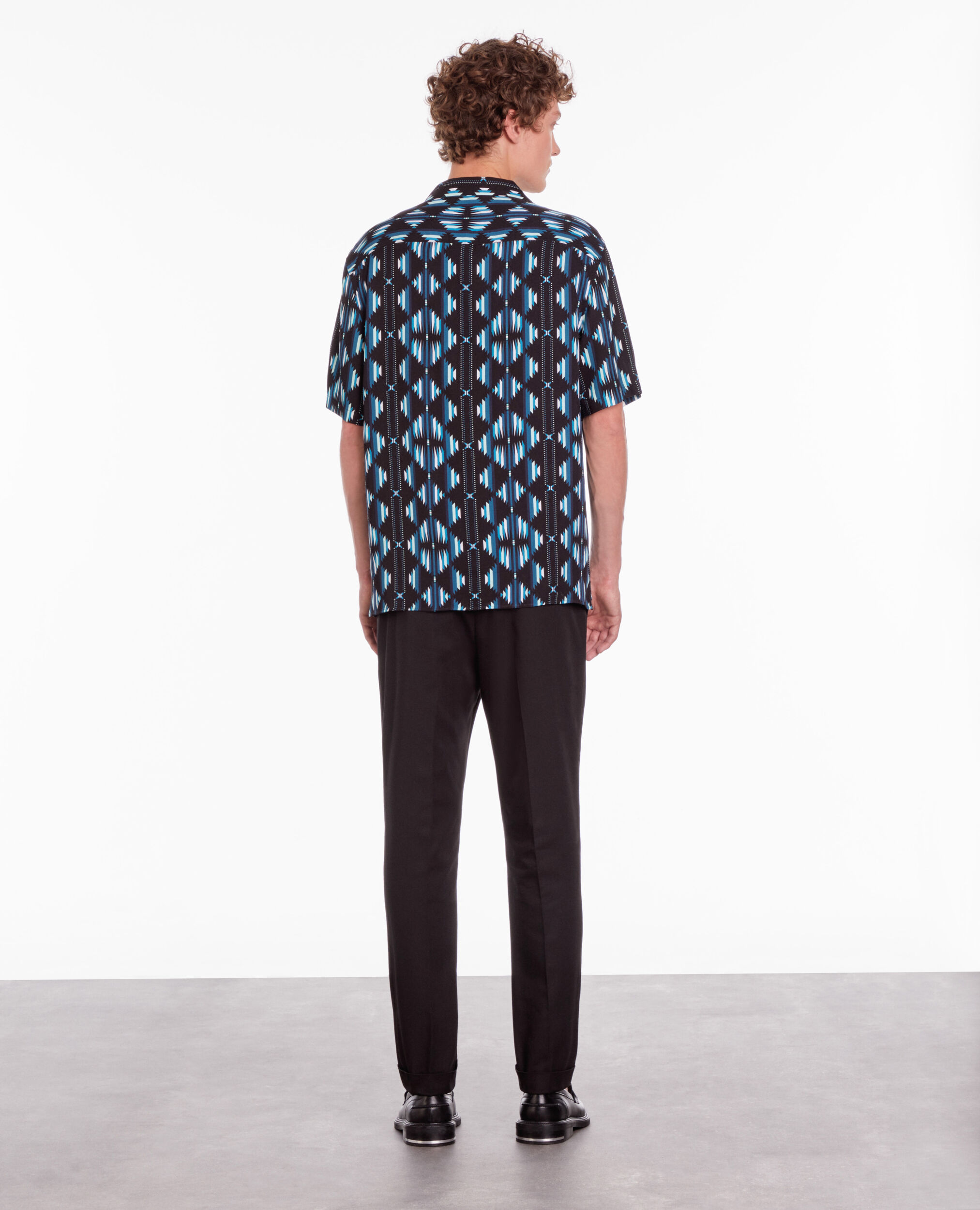 Chemise manches courtes imprimée