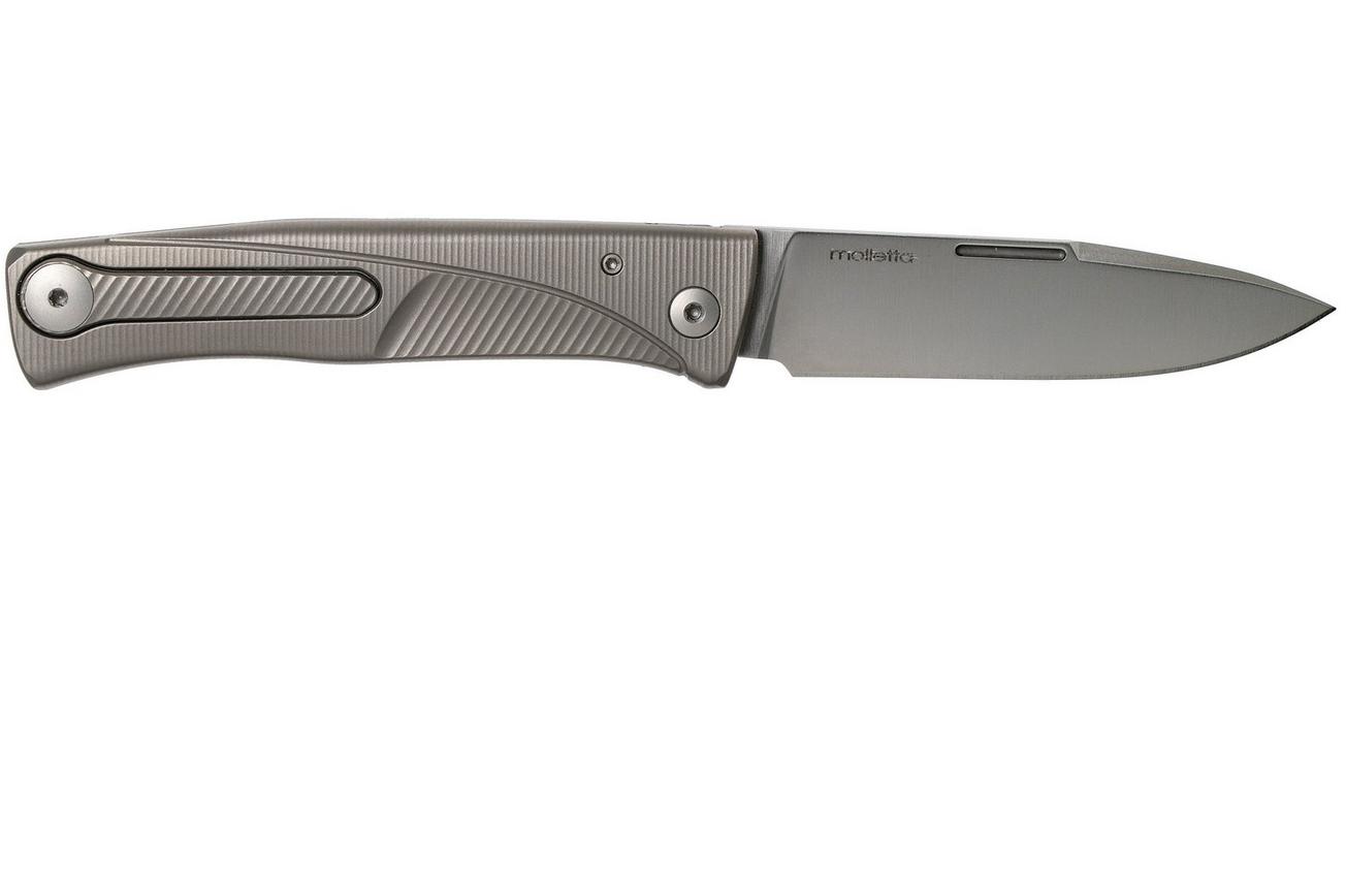 LionSteel Thrill grey titanium integral slipjoint zakmes
