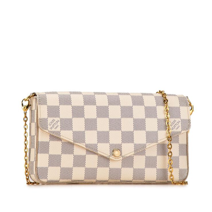 Louis Vuitton Vintage Louis Vuitton Pochette Felicie White