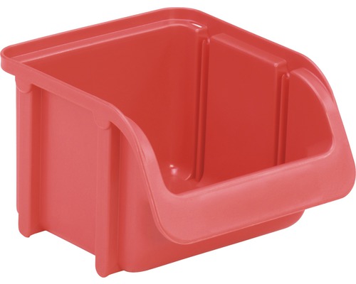 Opbergdoos maat 1, kunststof, rood