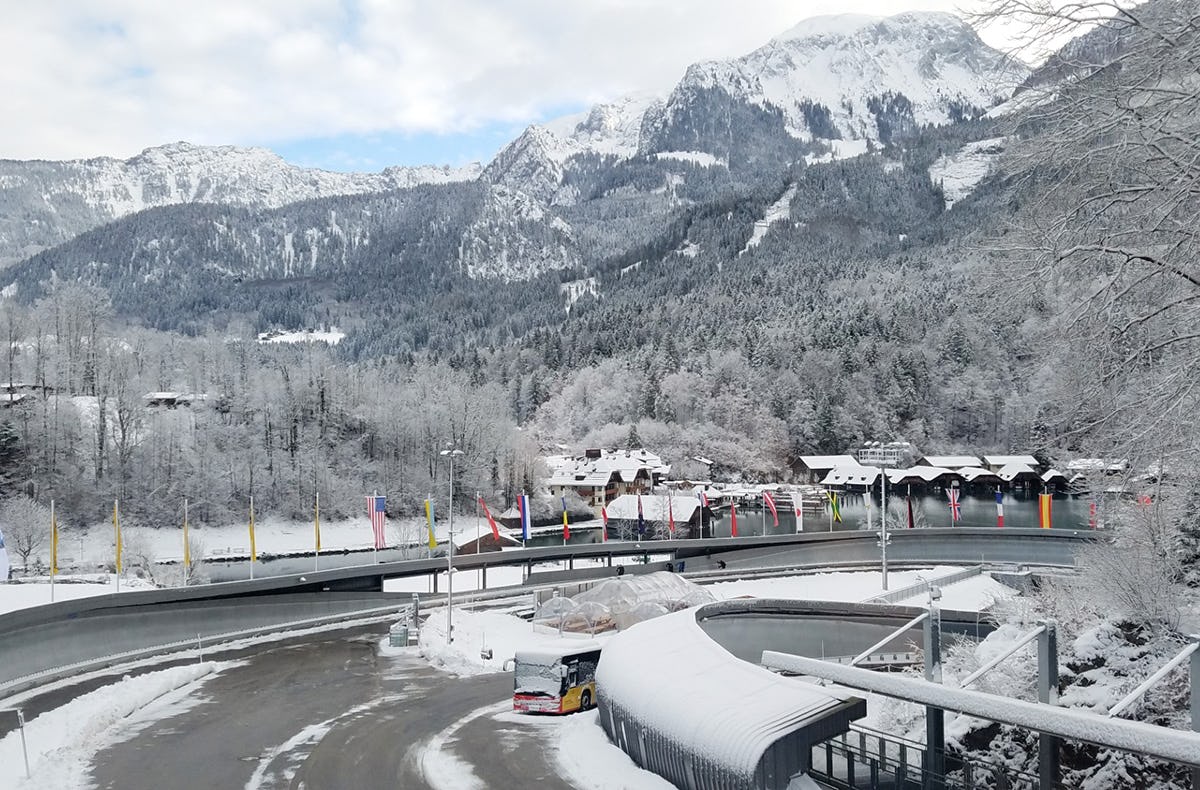 Rennbob-Taxi Königssee
