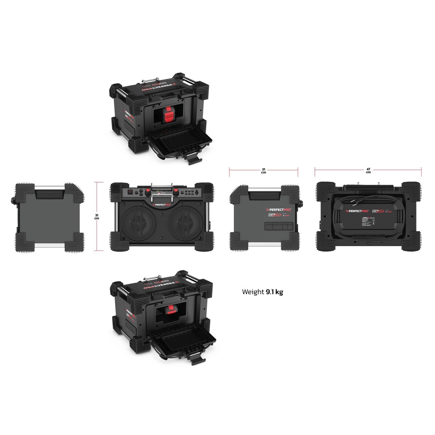 Perfectpro Rockhart RH4-18V – Compatible met PerfectPro MultiBattery 18V system