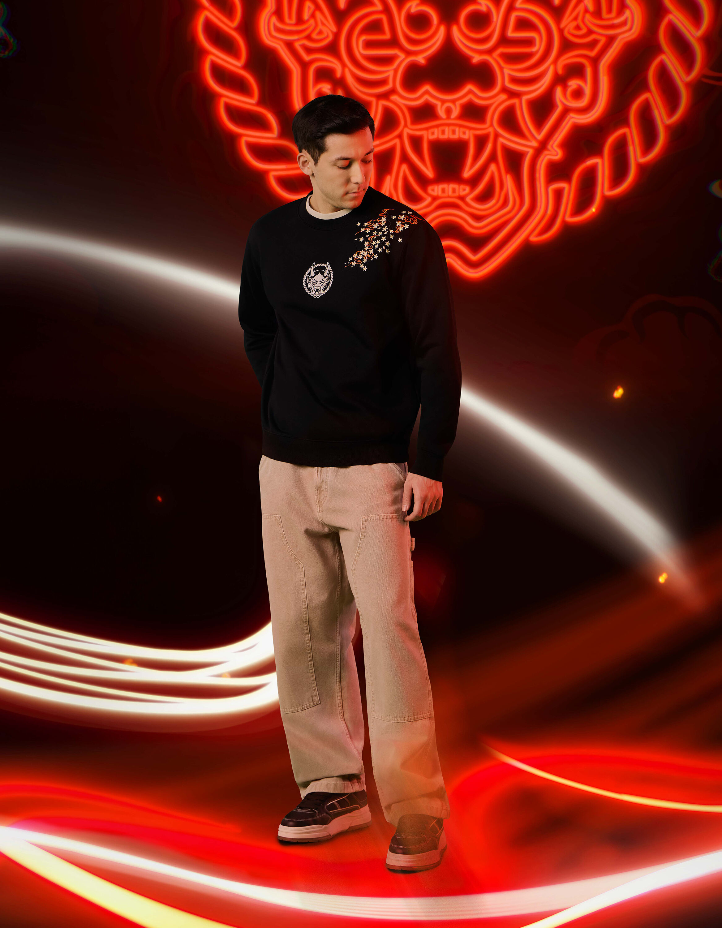 ONI by Louis San - Sweat homme noir