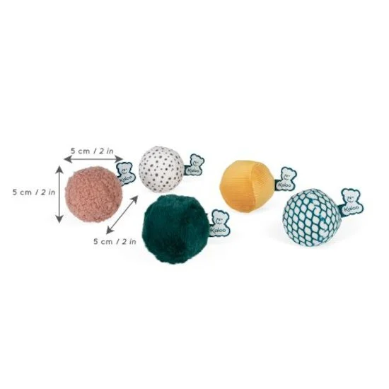 Lot de 5 Balles sensorielles pour Bébé   de               Kaloo