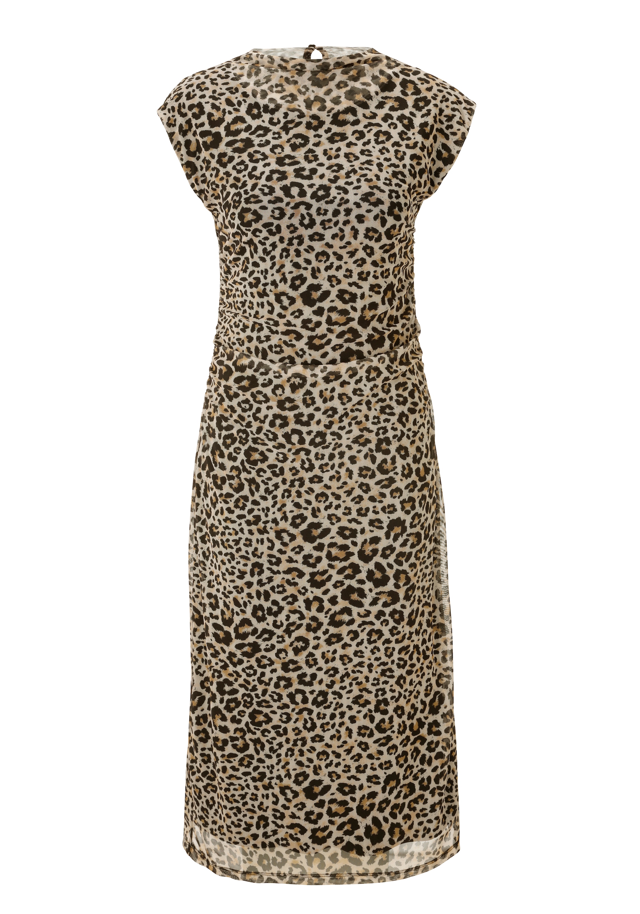 Aniston SELECTED Midikleid In Mesh-Qualiät und im angesagten Leoprint - NEUE KOLLEKTION