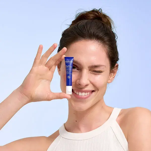 Água Floral Orgânica de Centáurea Gelada Melvita Roll-On 10ml