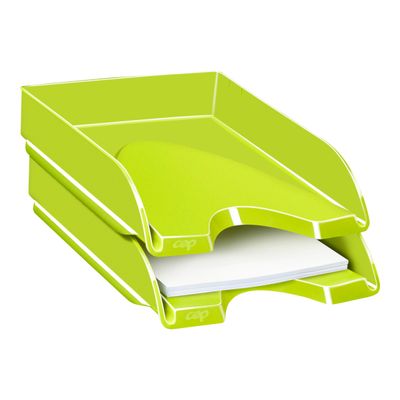 CEP Gloss - Corbeille à courrier vert anis